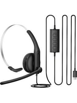 Edifier CC100 On Ear Ακουστικό Υπολογιστή με Μικρόφωνο & USB-C