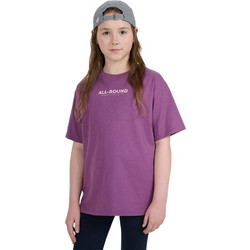 4F Παιδικό T-Shirt Κοντομάνικο Μωβ 4FJWAW25TTSHF2387-50S