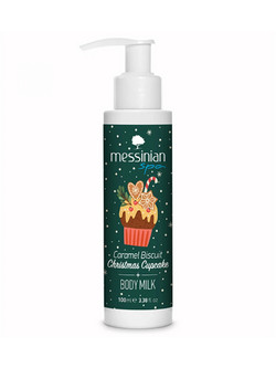 Messinian Spa Caramel Biscuit Christmas Cupcake Ενυδατική Lotion Σώματος 100ml