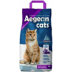 Aegean Άμμος Γάτας Μπετονίτης με Άρωμα Λεβάντα 5kg