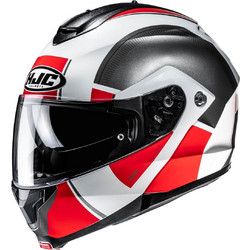 HJC C91N Jyn MC1 White Red Black Κράνος Μηχανής Flip-Up
