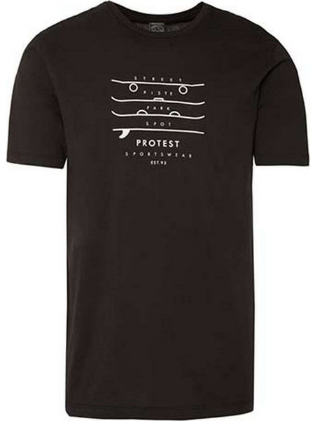 Protest Harwell Ανδρικό Αθλητικό T-Shirt Μαύρο 1713611-290