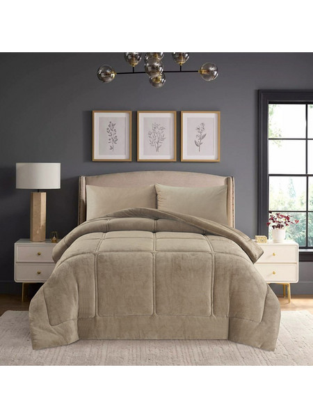 Liolios Home Κουβερτοπάπλωμα Μονό 170x240 Napoli Coffee