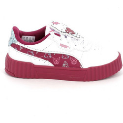 Puma Carina 3.0 Παιδικά Sneakers Λευκά Φούξια 403395-01