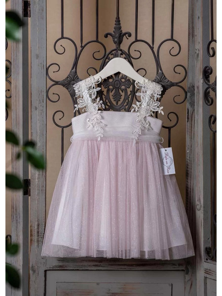 Bebe en Rose Βαπτιστικό Φόρεμα 2τμχ 233550