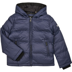 Schott Bigboy Παιδικό Μπουφάν Χειμωνιάτικο Puffer Αντιανεμικό Navy Μπλε