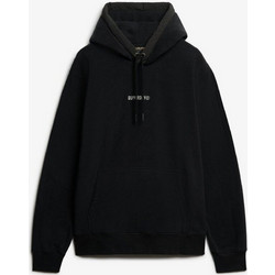 Superdry Ανδρικό Αθλητικό Φούτερ με Κουκούλα Μαύρο M2014259A-02A