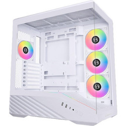 Lian Li Vector V100 White Gaming Midi Tower Κουτί Υπολογιστή RGB με Πλαϊνό Παράθυρο