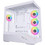 Lian Li Vector V100 White Gaming Midi Tower Κουτί Υπολογιστή RGB με Πλαϊνό Παράθυρο