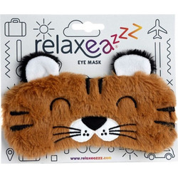Puckator Plush Tiger Παιδική Μάσκα Ύπνου Πολύχρωμη