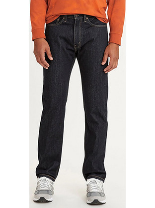 Levi's 505 (TM) Ανδρικό Τζιν Παντελόνι Ελαστικό Κανονική Εφαρμογή Navy Μπλε 00505-1447