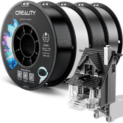 Creality PETG 1.75mm Black White Grey Transparent 4x1Kg