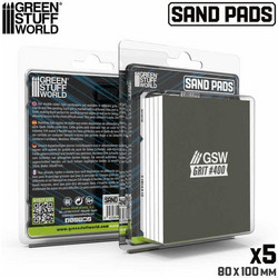 Green Stuff World Rigid Sanding Pads 400 Grit
