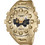 Casio G-Shock Ανδρικό Ρολόι Χρονογράφος με Χρυσό Καουτσούκ Λουράκι GA-V01A-9A