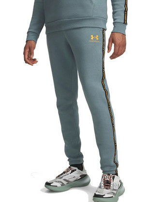 Under Armour Ανδρικό Παντελόνι Φόρμας Fleece με Λάστιχο Βεραμάν 1389358-587