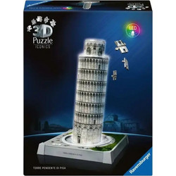 Puzzle Ravensburger Leaning Tower of Pisa Night Edition Led 3D 216 Κομμάτια