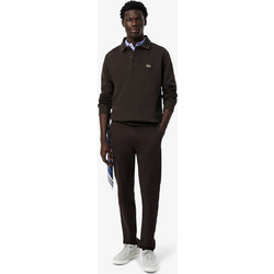Lacoste Ανδρικό Παντελόνι Chino Ελαστικό Slim Εφαρμογή Σοκολατί HH3463