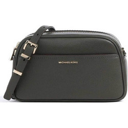Michael Kors Γυναικείο Τσαντάκι Χιαστί Δερμάτινο Κυπαρισσί με Στενό Λουρί 32F5GJ6C5L
