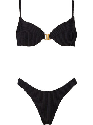 Stefania Frangista Bikini Set Brazil Μαύρο SF2467B-SS25