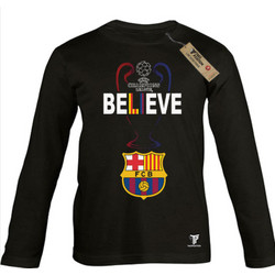 Takeposition Barcelona Believe Παιδικό T-Shirt Μακρυμάνικο Μαύρο 814-5615