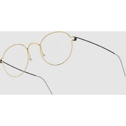Lindberg Morten GT/U9 Ανδρικός Σκελετός Γυαλιών Οράσεως Μεταλλικός Χρυσός Μαύρος