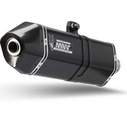 MIVV Speed Edge Τελικό Εξάτμισης για Suzuki V-Strom 800 με Σιγαστήρα Black