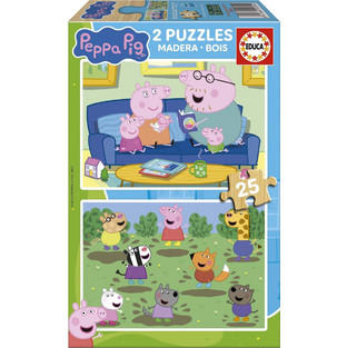 Παιδικό Puzzle Educa Peppa Pig 2x25 Κομμάτια 324