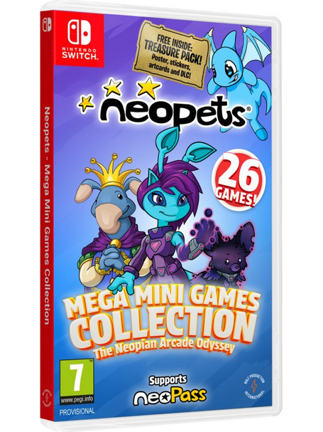 Neopets Mega Mini Games Collection The Neopian Arcade Odyssey Day 1 Edition Nintendo Switch