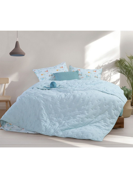 Nef-Nef Παιδικό Κουβερλί Ημίδιπλο Microfiber 180x240 Special Γαλάζιο