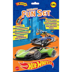 Χάρτινη Πόλη Hot Wheels Σετ Ζωγραφικής 8τμχ