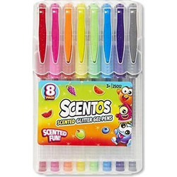 Scentos Scentos Στυλό Gel Πολύχρωμο με Glitter 8τμχ 37926