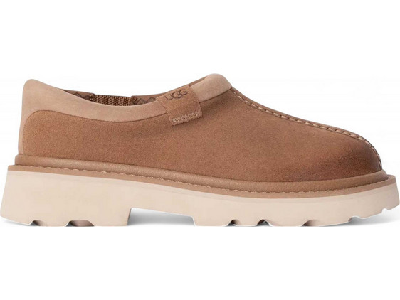 UGG Tasman Lug Χειμερινές Ανδρικές Παντόφλες Κλειστές με Γούνα Ταμπά 1166913-CHE