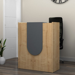 Megapap Mezzo Γραφείο Reception Ξύλινο 90x40x110cm GP028-0144,1