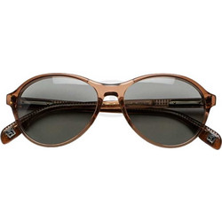 Alexander McQueen 1968 105 Ανδρικά Γυαλιά Ηλίου Aviator Κοκάλινα Καφέ με Μαύρο Φακό