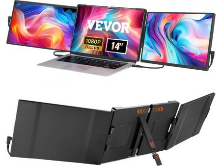 Vevor DR145 Dual IPS Φορητό Monitor 14" 1920x1200 FHD 60Hz
