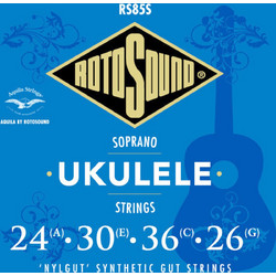 Rotosound RS85S Σετ 4 Χορδές Ukelele Nylgut 24-36"