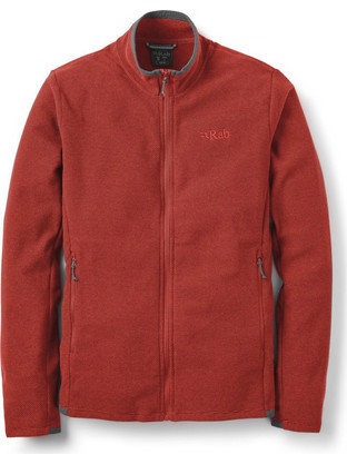 Rab Ανδρική Ζακέτα Fleece με Φερμουάρ Κόκκινη QFG-68