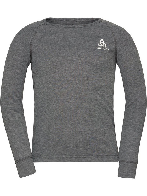 Odlo Crew Neck Active Warm Eco Ισοθερμική Παιδική Μπλούζα Μακρυμάνικη Ανθρακί 159229-10183