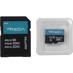 Treqa microSDHC 16GB Class 10 U1 UHS-I + Adapter