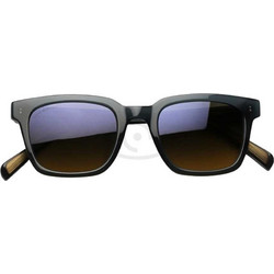 Alexander McQueen TERRENCE 122 Ανδρικά Γυαλιά Ηλίου Τετράγωνα Κοκάλινα Μαύρα με Μαύρο Φακό