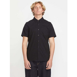 Volcom Ανδρικό Πουκάμισο Βαμβακερό Κοντομάνικο Slim Fit Μαύρο A0412501-BLK