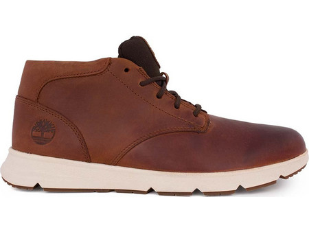 Timberland Parker Street Mid Ανδρικά Μποτάκια Δερμάτινα Rusted Αδιάβροχα TB0A6C7TEM6
