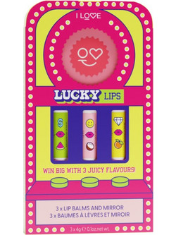I Love Lucky Lip Balm με Χρώμα 3x4gr