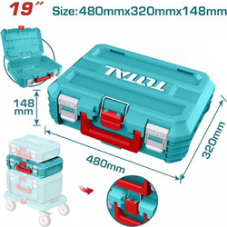 Total TPBXS102 Βαλίτσα Εργαλείων Μ48xΠ32xΥ14.8cm