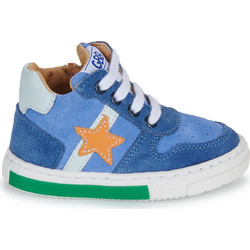 GBB Παιδικά Sneakers Μποτάκια Royal Blue Γαλάζια Πορτοκαλί AN655-42