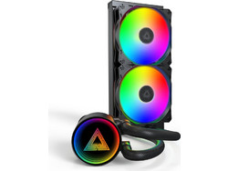 Montech LightFlow 240 Black Υδρόψυξη CPU 120mm ARGB για Socket 1700 / 1851 / AM4 / AM5