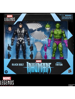 Hasbro Marvel Legend Series Inhumans Black Bolt & Triton Σετ Φιγούρες Δράσης για 4+ Ετών 15cm