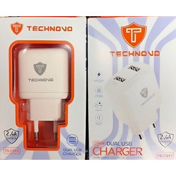 Technovo TN-C015 Φορτιστής χωρίς Καλώδιο με 2 Θύρες USB-A 12W
