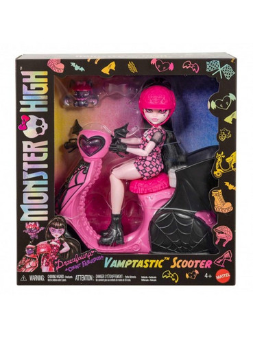 Mattel Monster High Draculaura Vamptastic Scooter JDR61