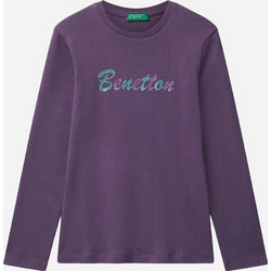 Benetton Παιδικό T-Shirt Μακρυμάνικο Μωβ 3I9WC10Q2-1V4